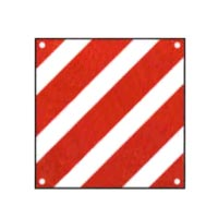 Il pannello bianco e rosso